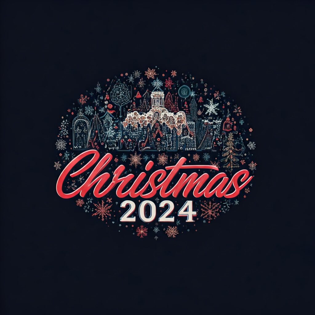 2024 merry christmas card greeting free