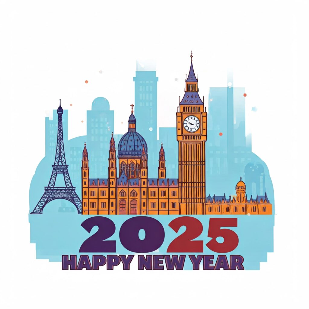 2025 new year hd wallpaper free download