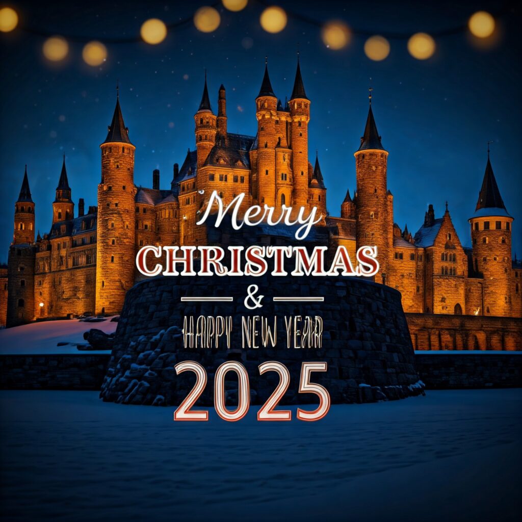 Christmas and Happy New Year 2025 wishes