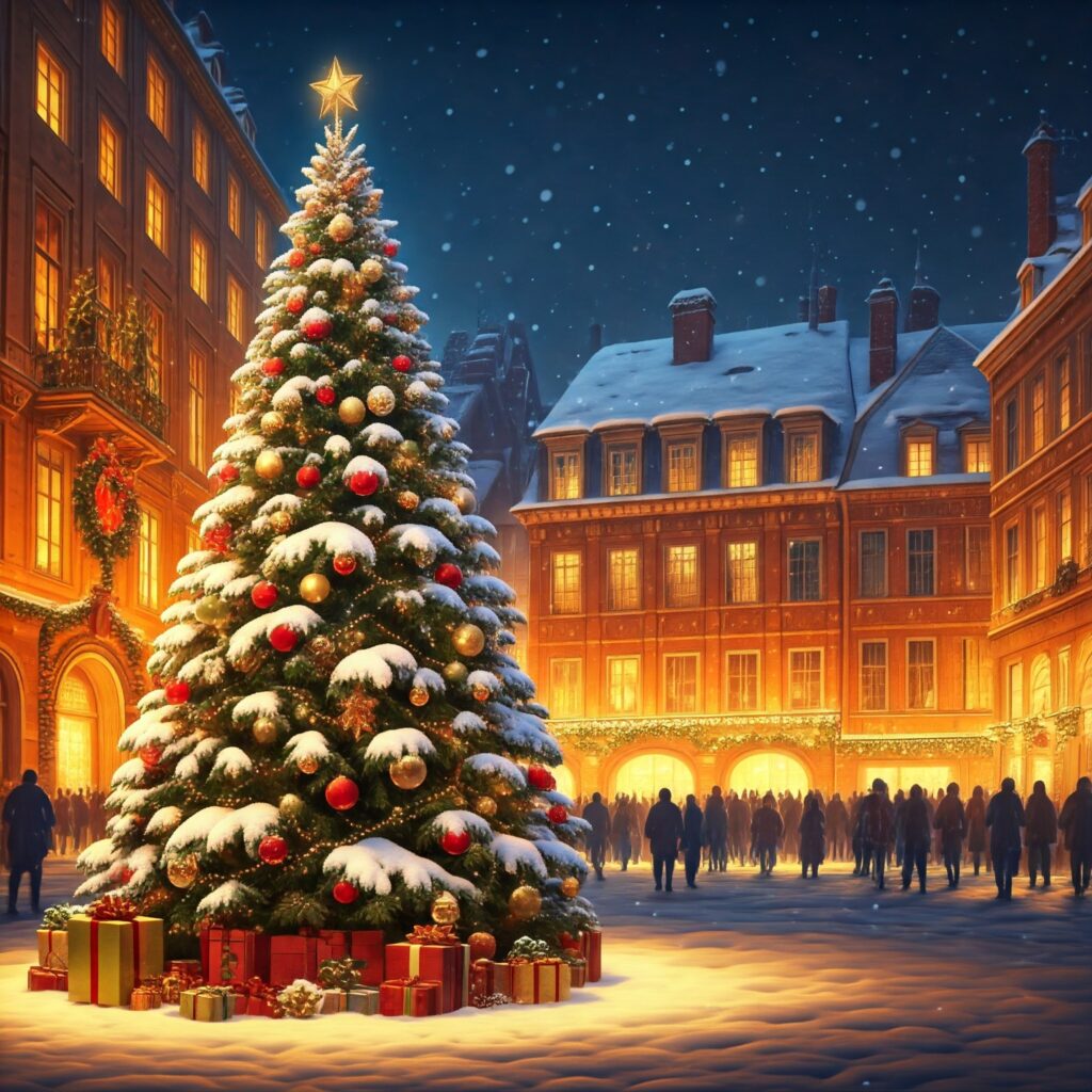 Christmas tree Photo wallpaper