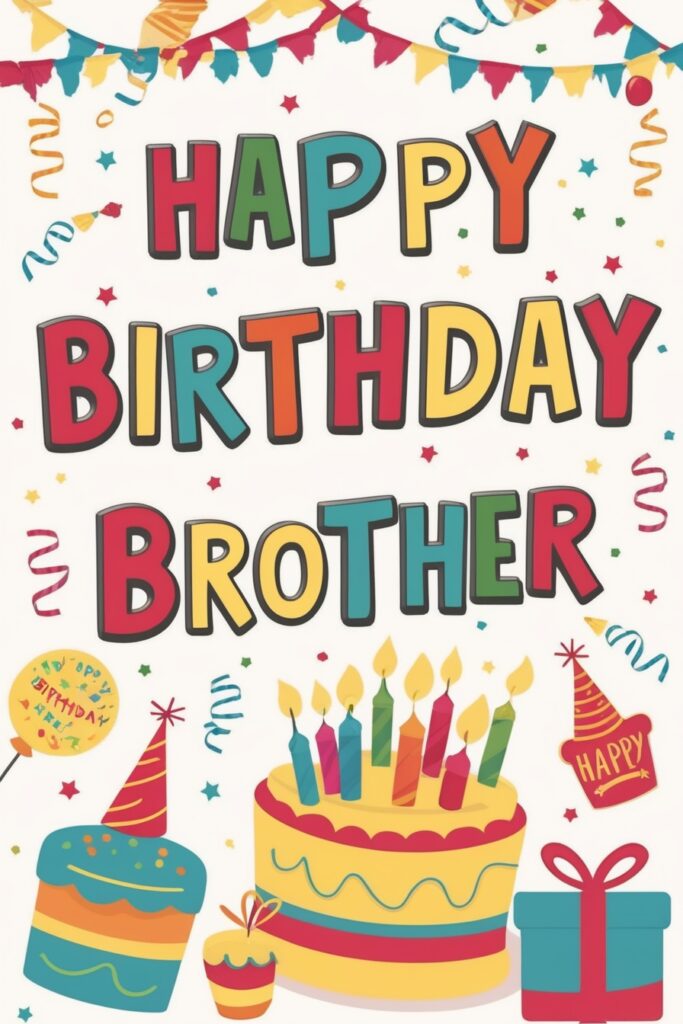 Happy Birthday Brother Greetings