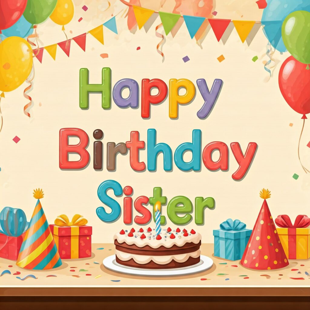 Happy Birthday Sister Images for whatsapp