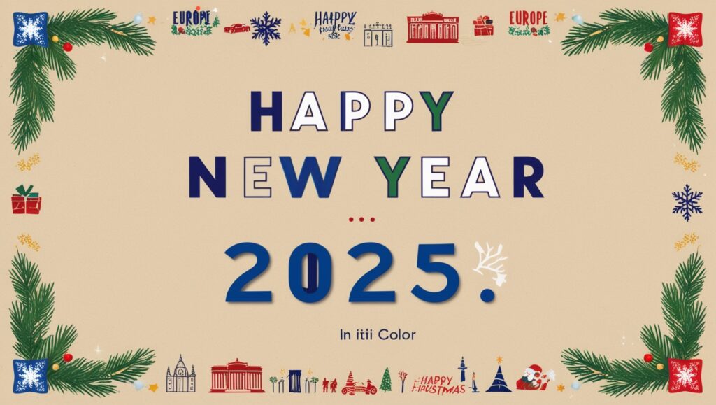 Happy New year 2025 hd Banner