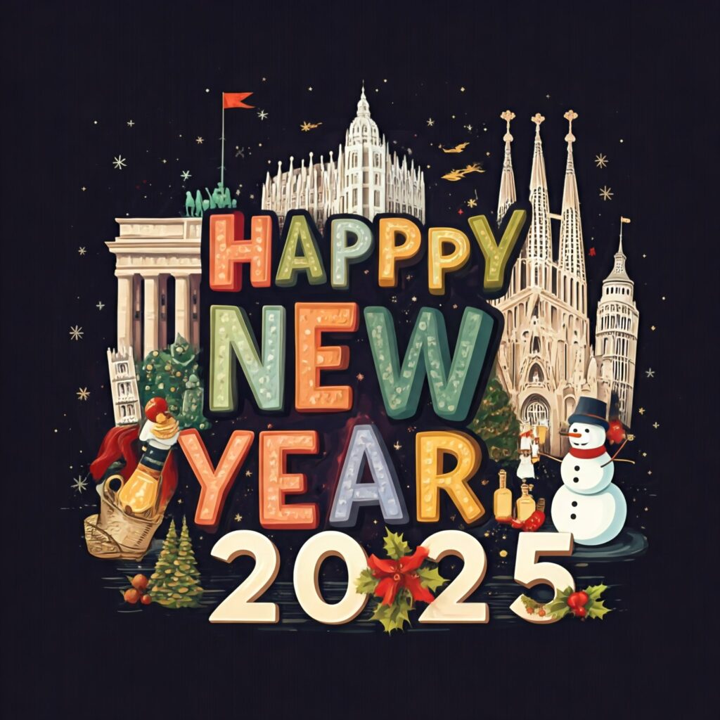 Happy New year 2025 Banner download