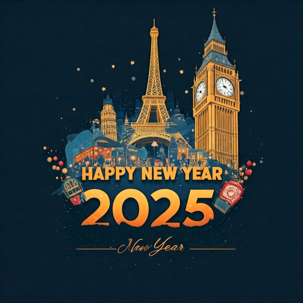 Happy New year 2025 Banner hd