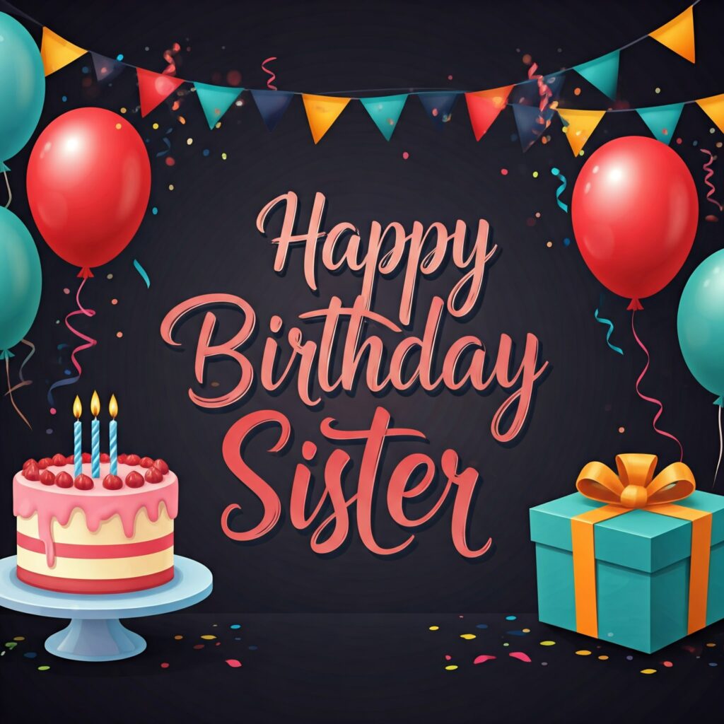 Happy birthday wishes to my lovely sister