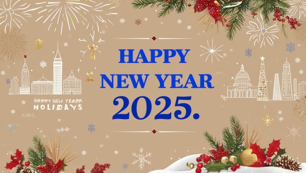 new year 2025 clipart