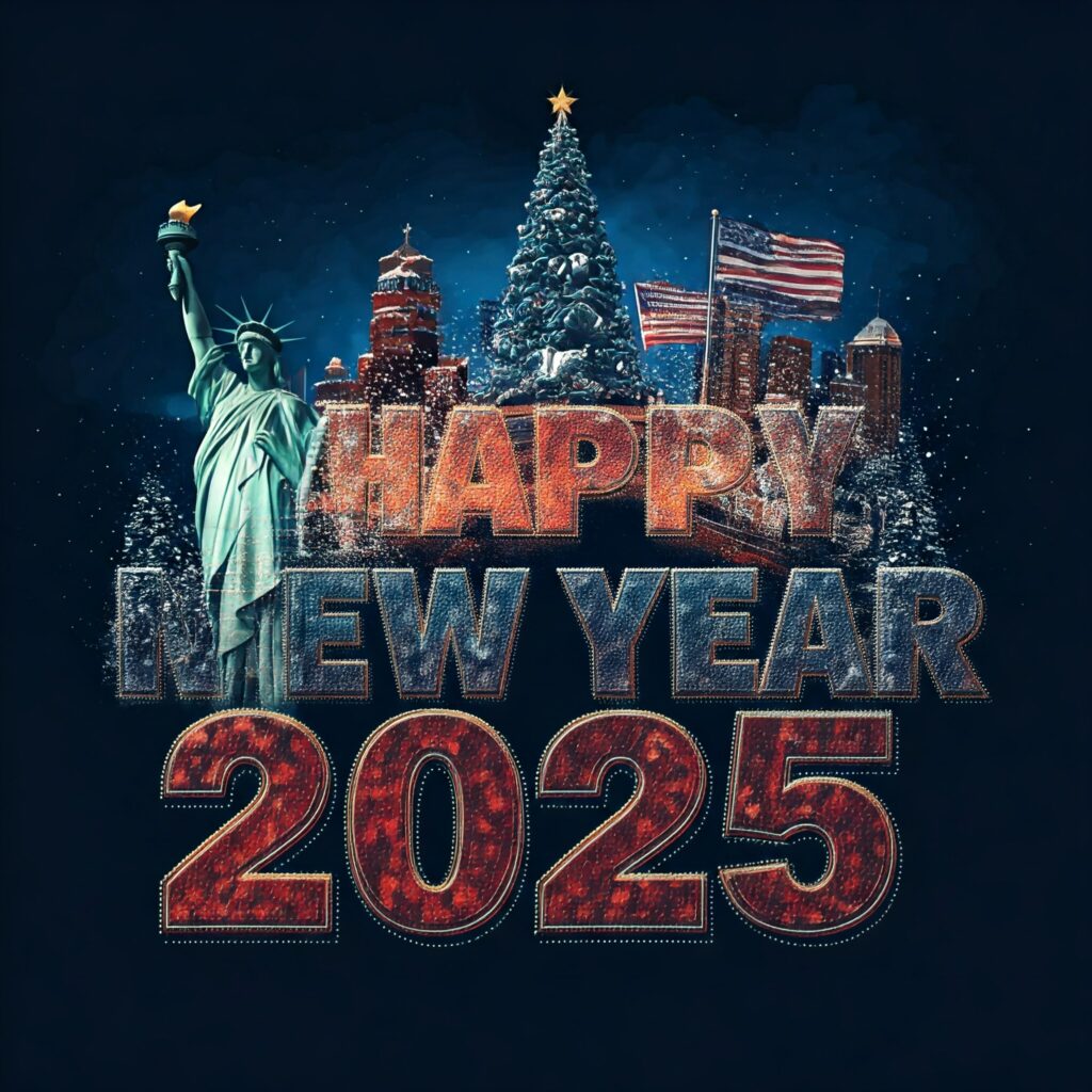 Happy new year 2025 design images png