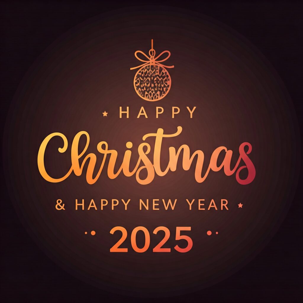 Merry Christmas And Happy New Year 2025 PNG Images free Download