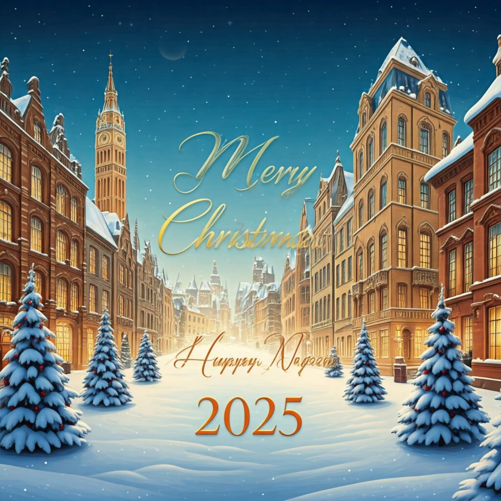 Merry Christmas & Happy New Year 2025 wishes Images