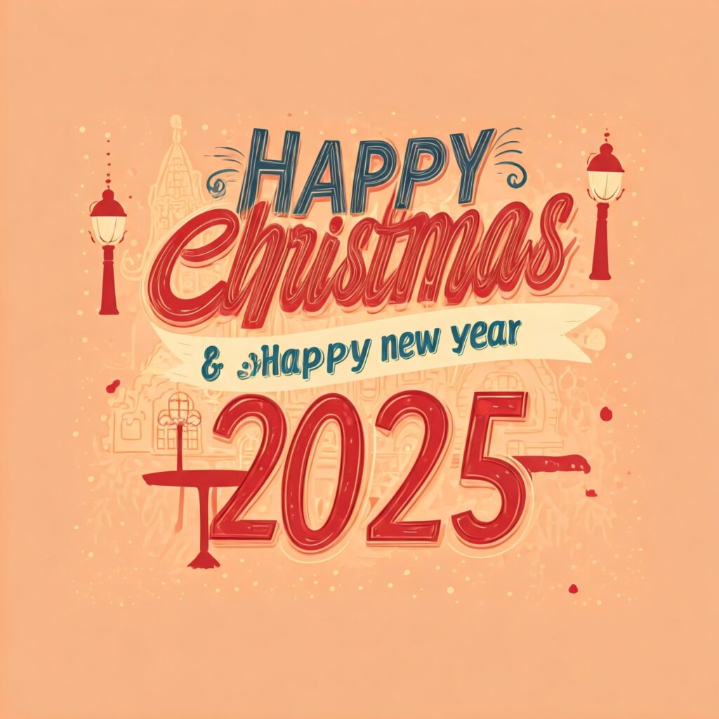 Merry Christmas Happy New Year wishes