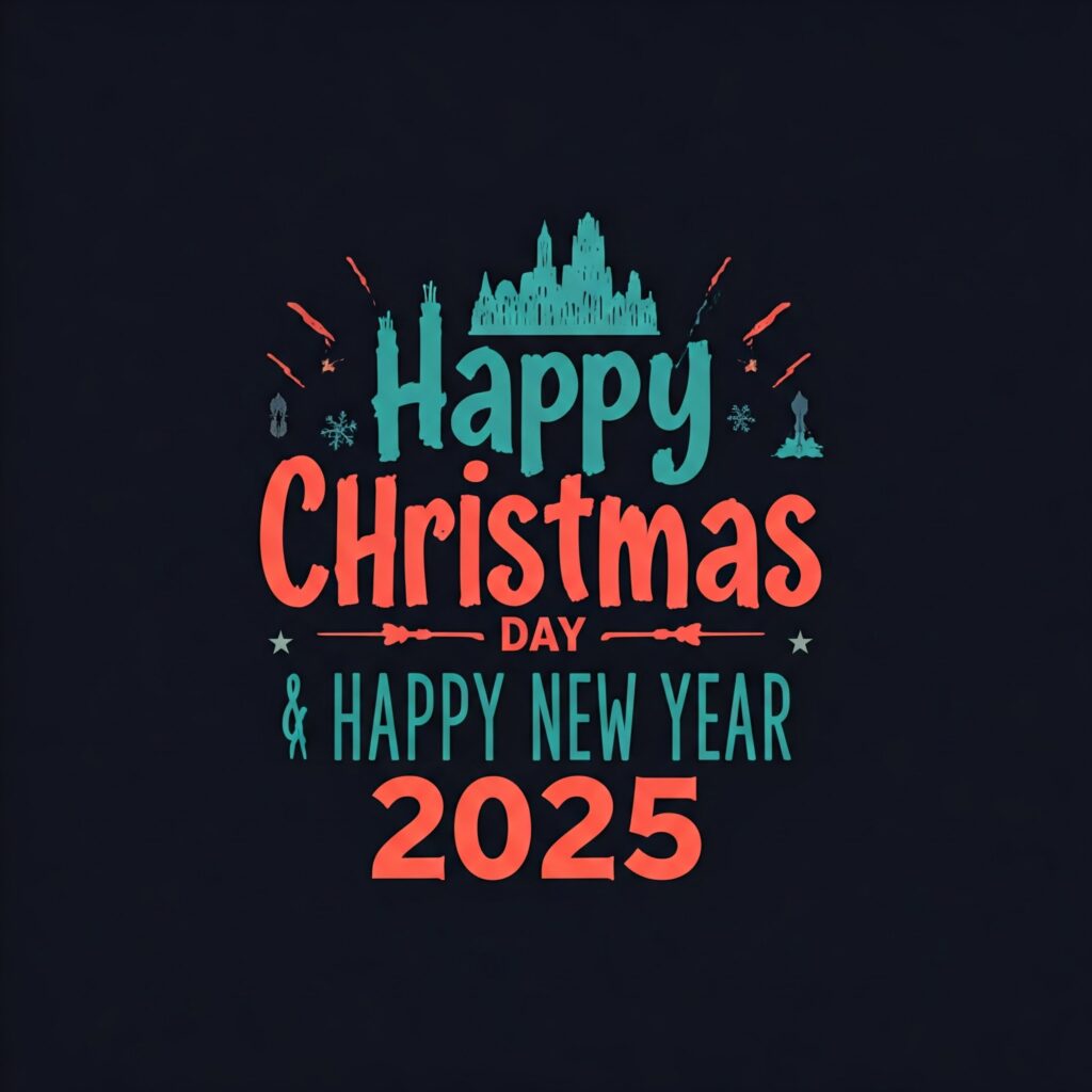 Merry Christmas Happy New Year wishes 2025