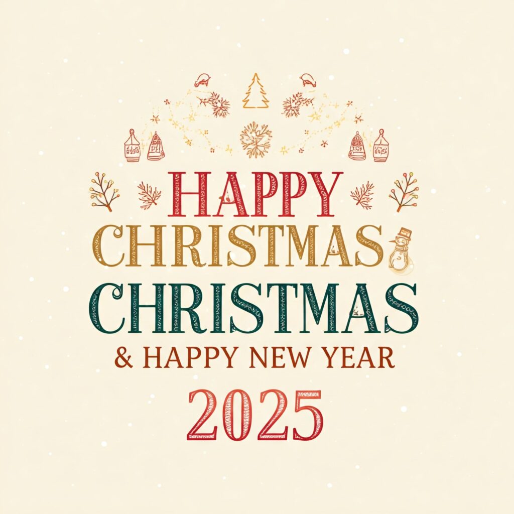 Merry Christmas and Happy new year 2025