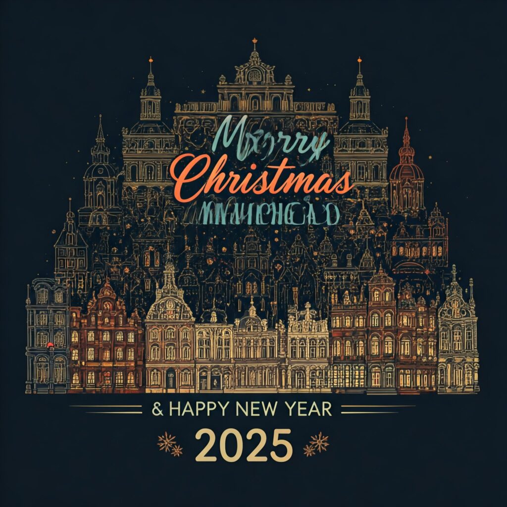 Merry Christmas and happy new year 2025 wishes