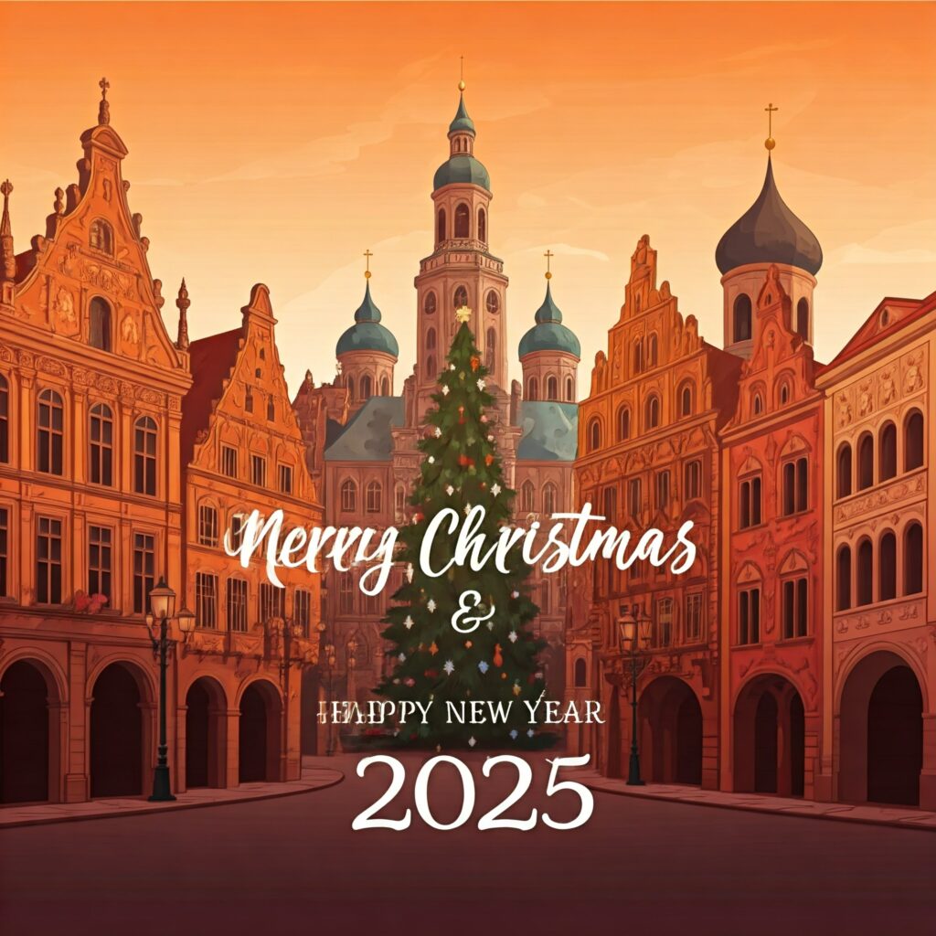 Merry christmas and happy new year 2025 wishes