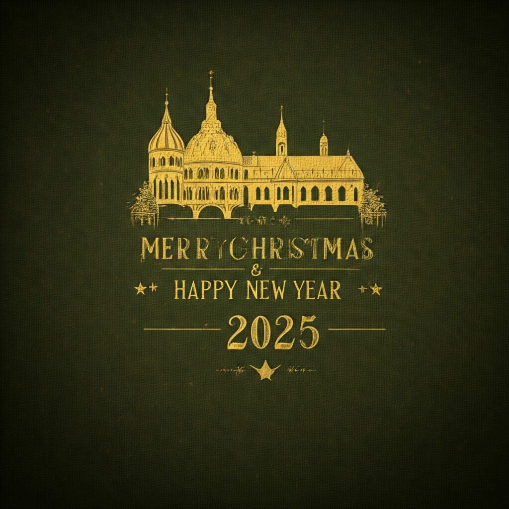 Merry Christmas and happy new year 2025 wishes images