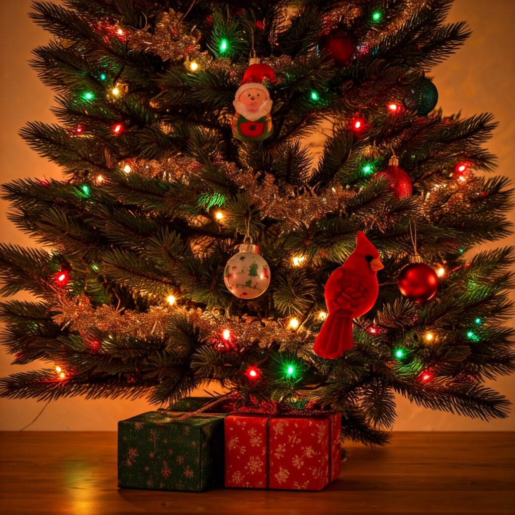 Merry Christmas tree png background