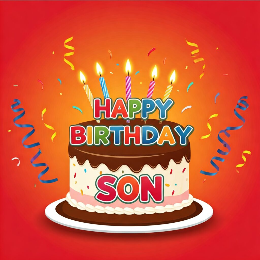 birthday my son status