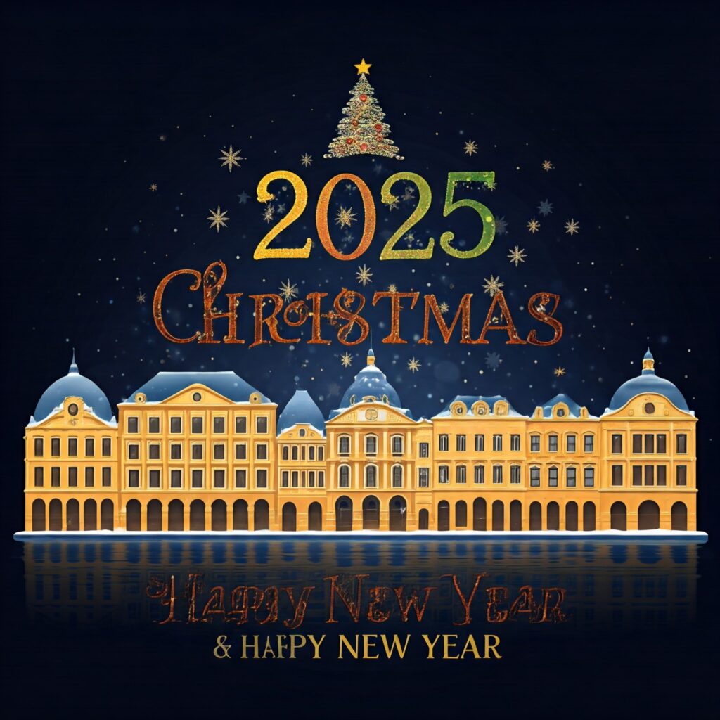 Christmas and happy new year background