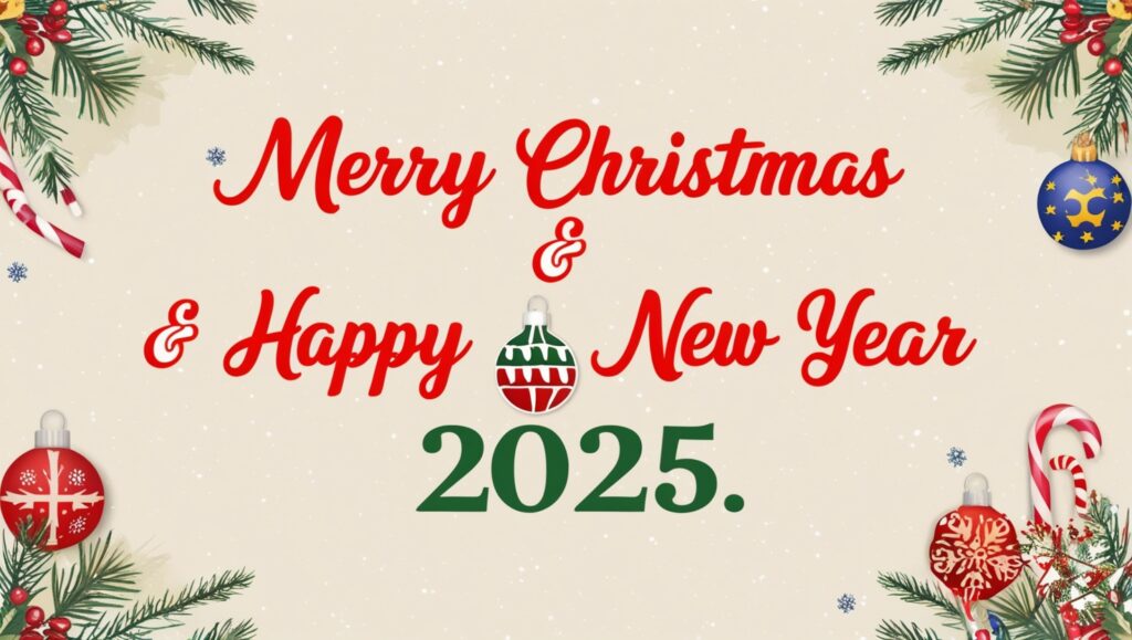 christmas and new year images 2025