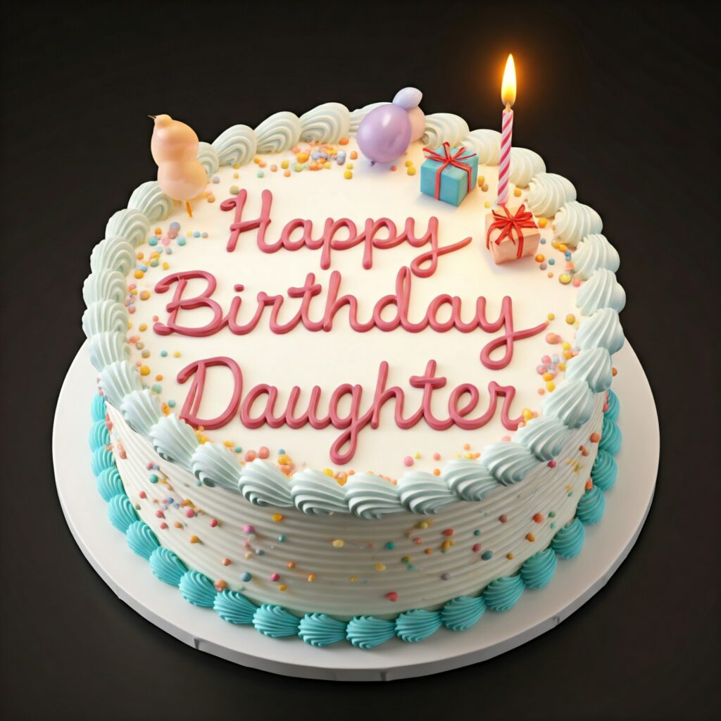 happy birthday daughter cake images