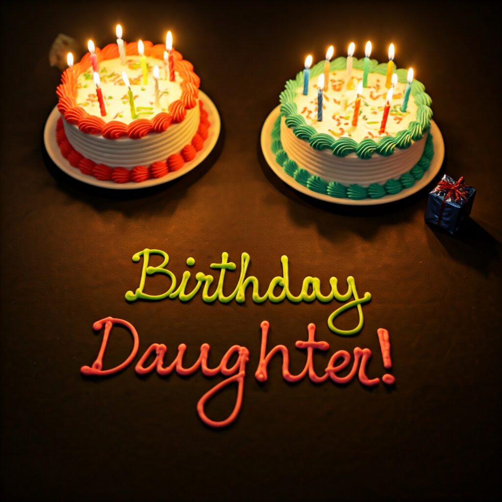 happy birthday daughter cake images