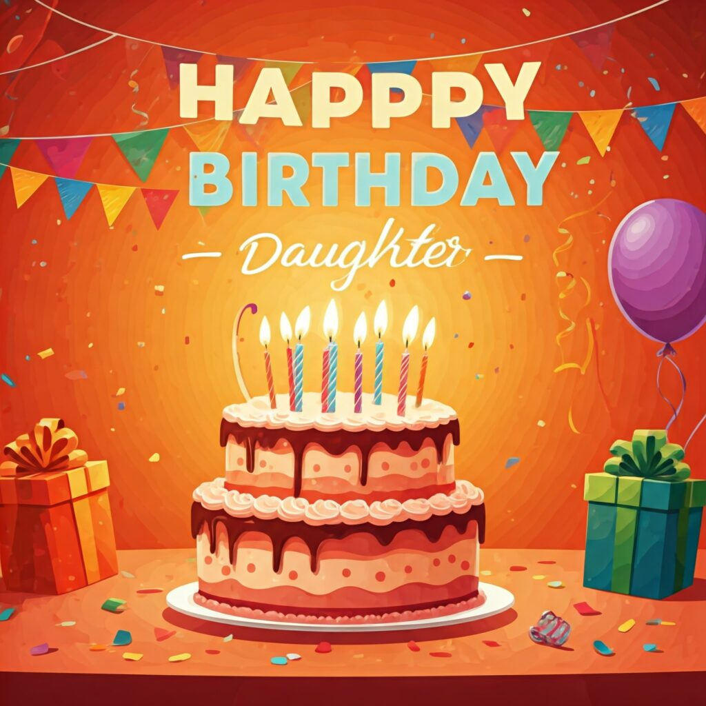 happy birthday daughter cake pic free download