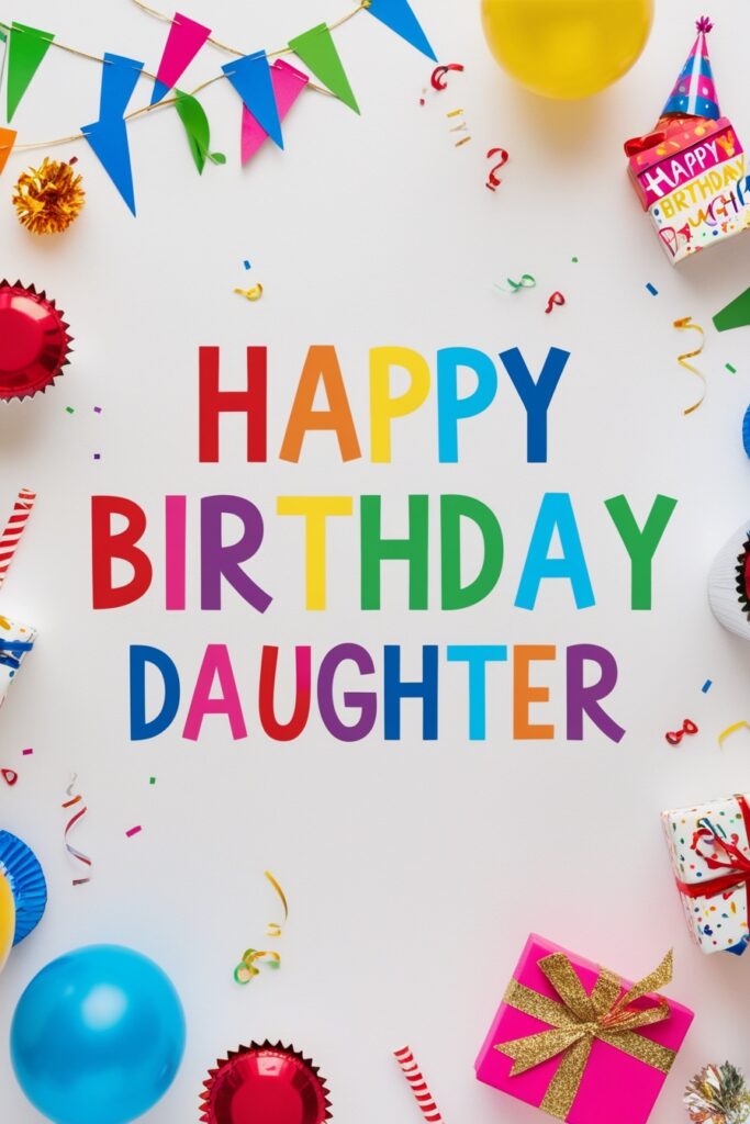 happy birthday daughter greeting card