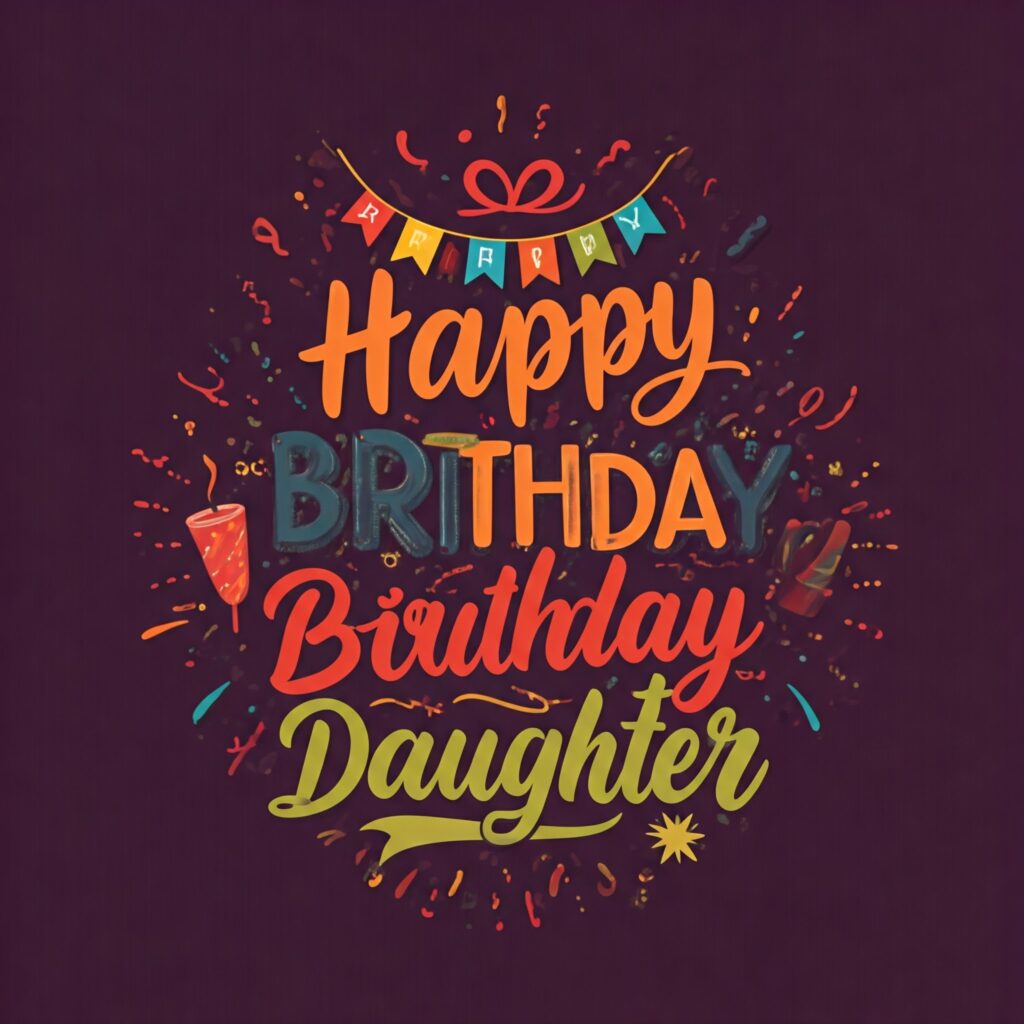 happy birthday daughter photo