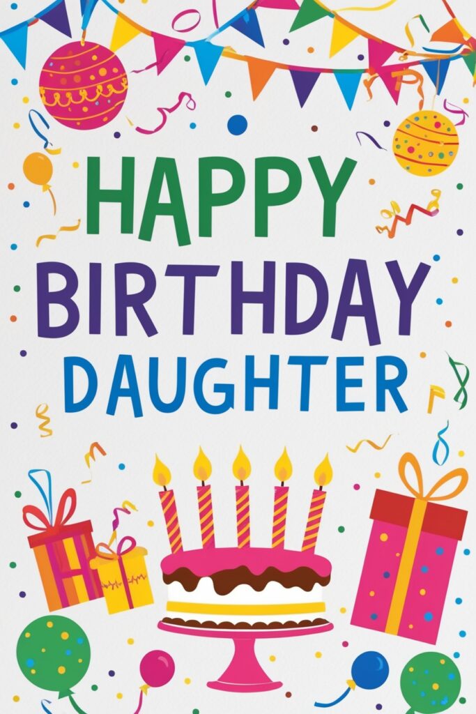 happy birthday daughter photo