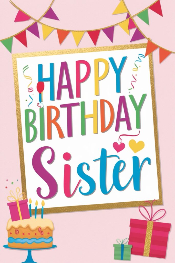 happy birthday sister greetings