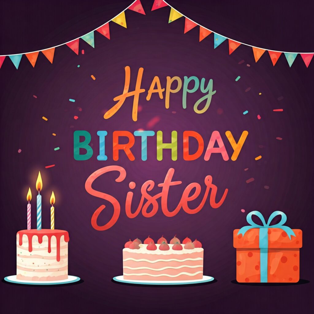 happy birthday sister inspirational images