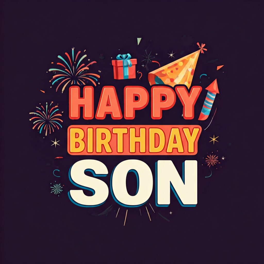 happy birthday son backgrounds hd free download