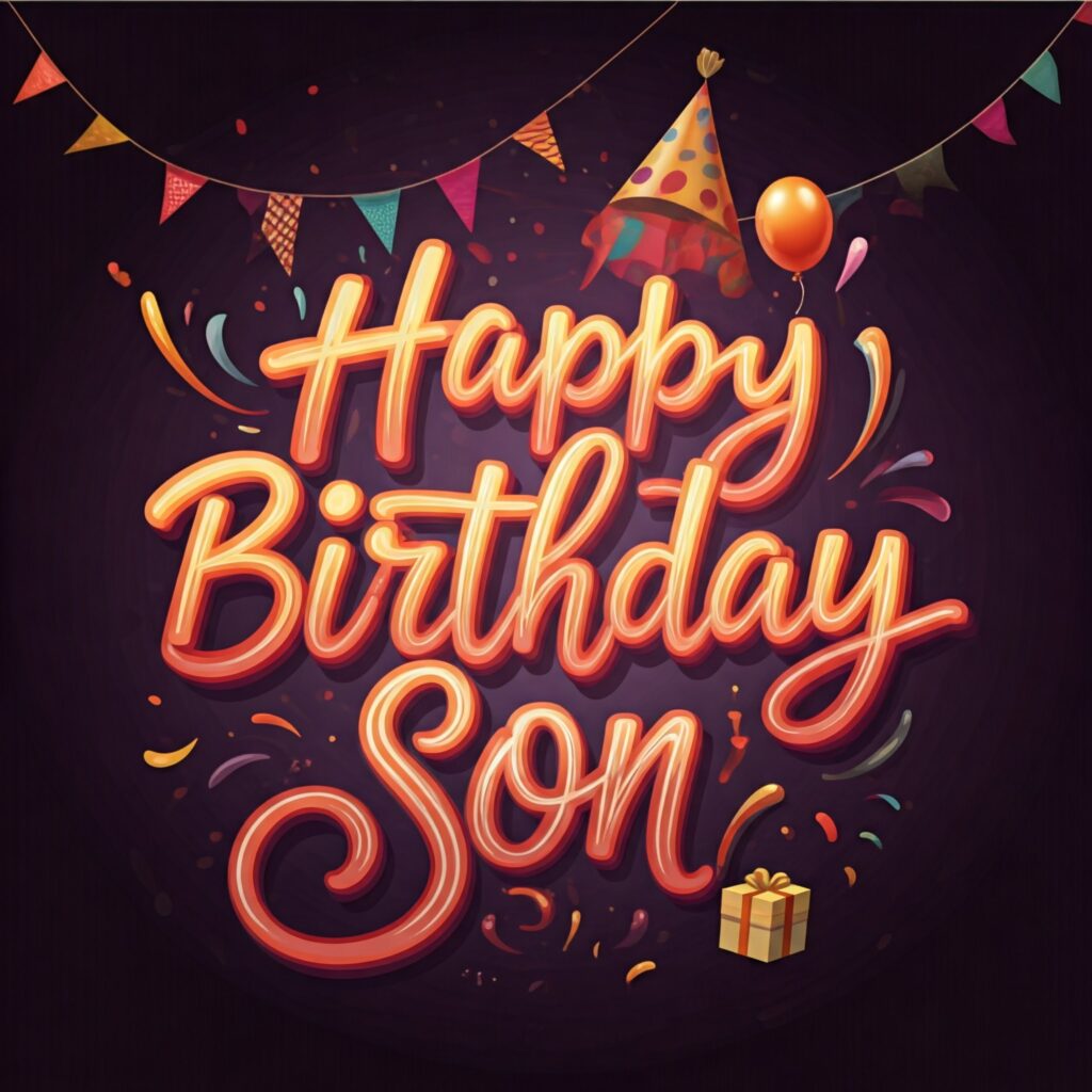 happy birthday son wallpaper hd