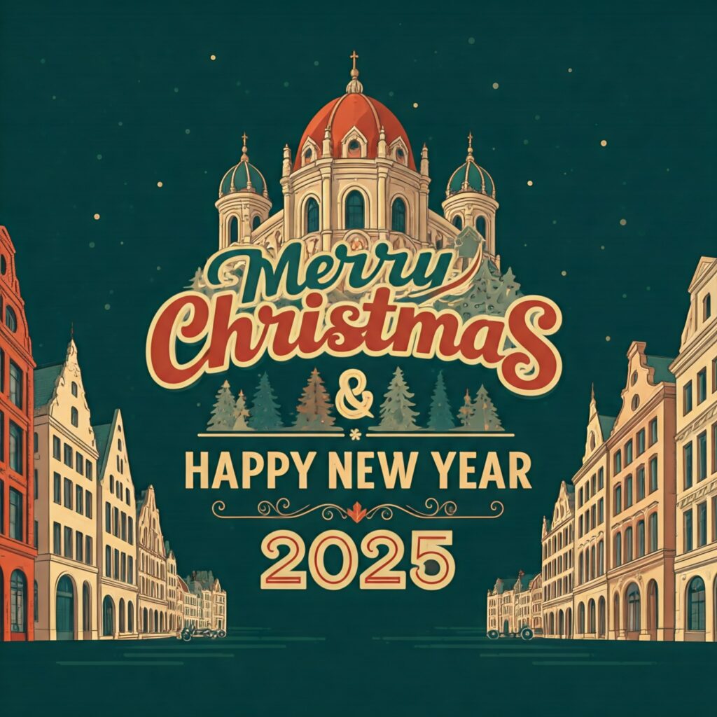 happy Christmas and new year 2025 wishes