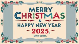 merry xmas and 2025 happy new year