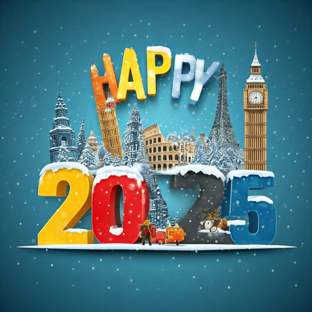 new year 2025 hd wallpaper