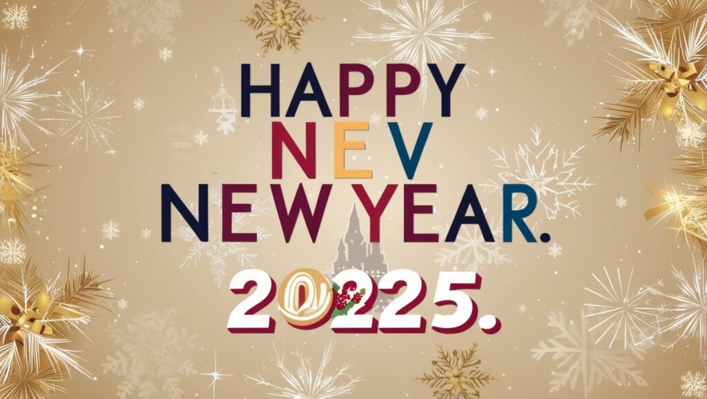 happy new year 2025 wallpaper download