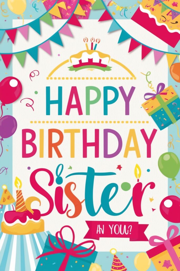 simple birthday wishes for sister