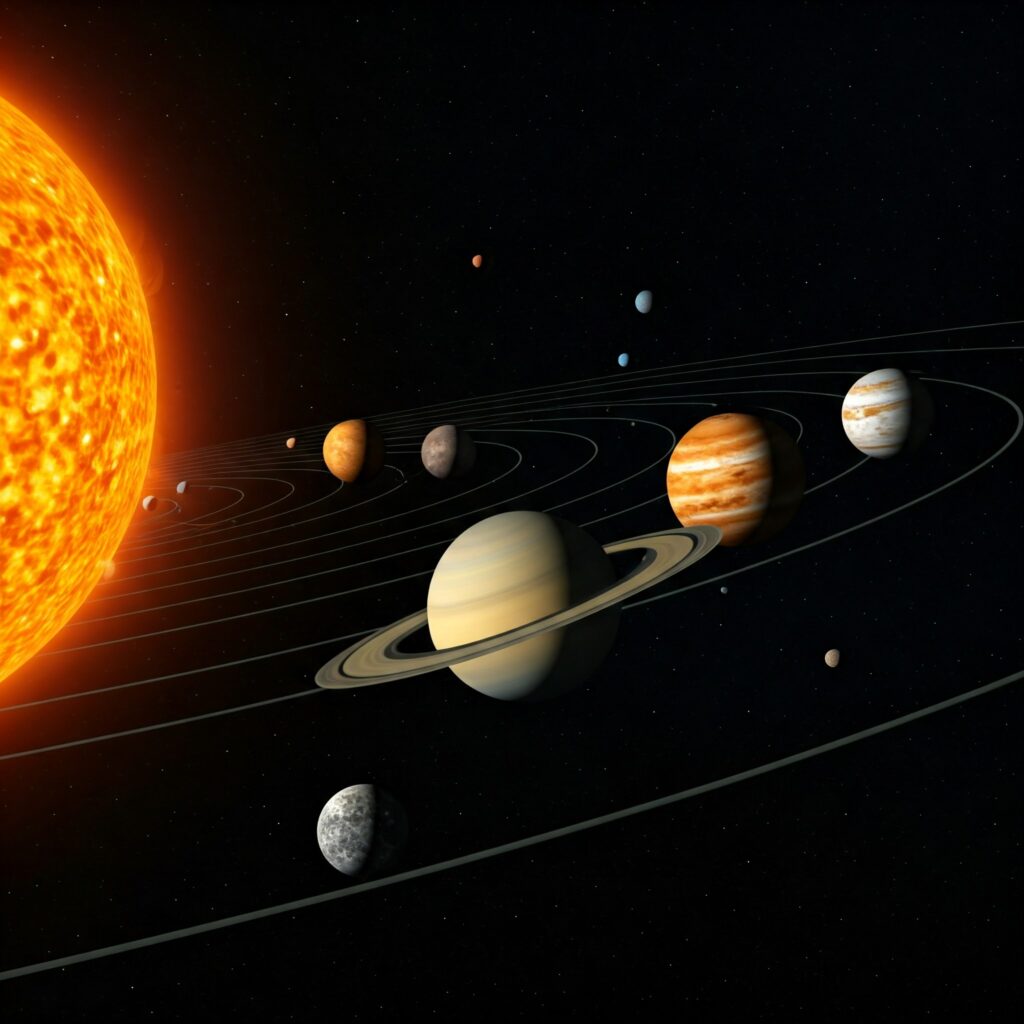 picture of the solar system